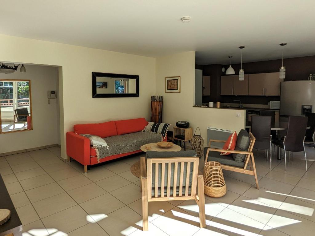 T3 76m² avec terrasse, balcon, à 100m de la plage d'Eyrac, parking et WIFI - FR-1-420-154 - 4