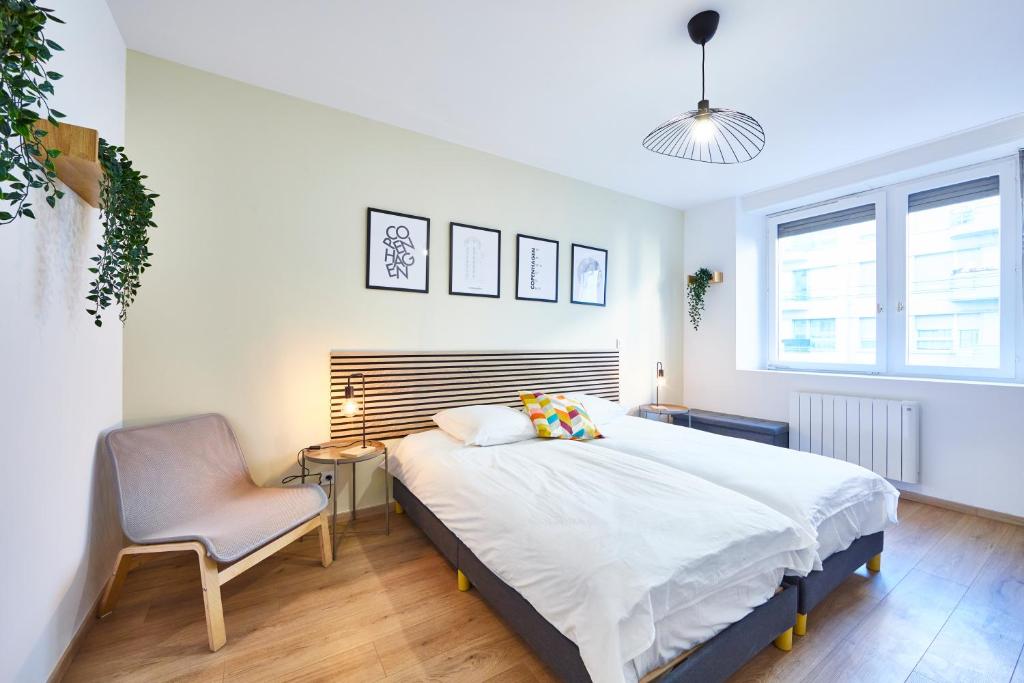 BE-1 - Joli 4 pièces tout équipé pour 1-6 pers 1er étage au centre de Mulhouse - 5