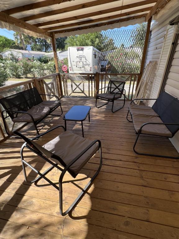 Camping Del Mar B10, Mobile Home Excellence, 3 chambres, 6 personnes, bord de mer - 4