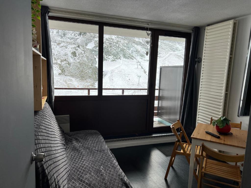 Studio 4 personnes résidence le Montana au pied des pistes balcon plein sud - 5