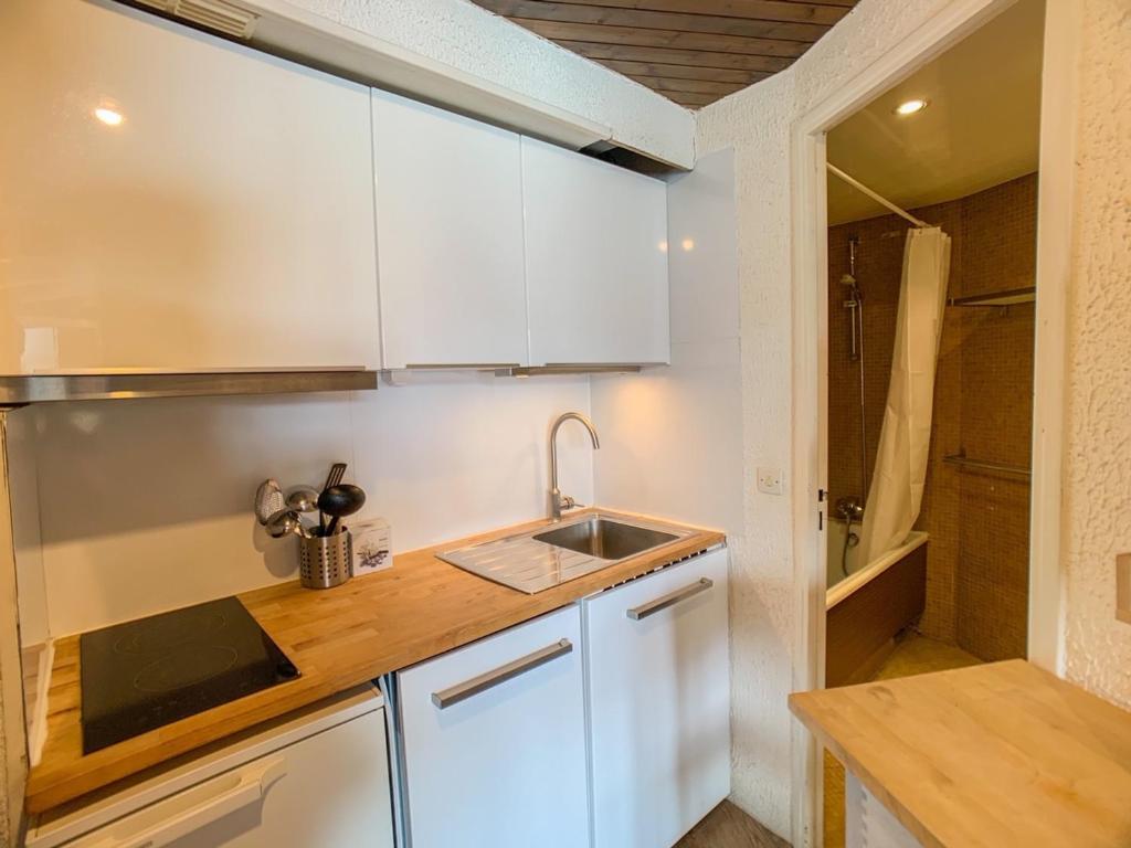 Studio mezzanine près des pistes, balcon, animaux admis - FR-1-502-516 - 3