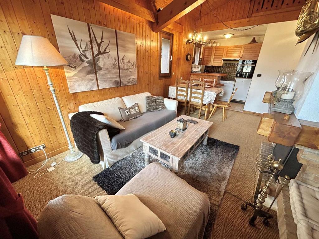 Appartement cosy à Megève: 3 pièces + mezzanine, 4 couchages - Proche remontées mécaniques et golf - FR-1-597-19 - 3