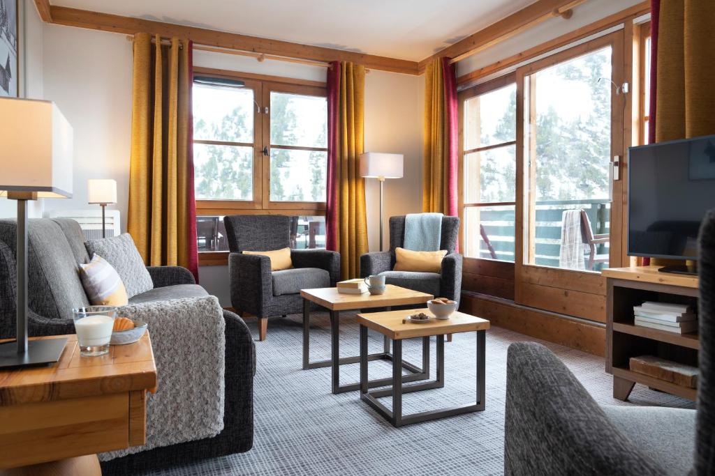 Shared lounge/TV area, Residence Pierre & Vacances Premium Arc 1950 Le Village in Bourg-Saint-Maurice