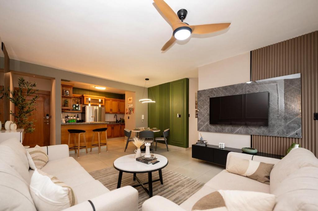 Pool & Gym - 10min Aeropuerto y HOMS - Dream Stay, Santiago de los Caballeros