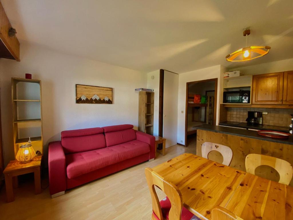 Studio lumineux au centre de Samoëns, vue sur Le Criou - FR-1-624-52 - 1