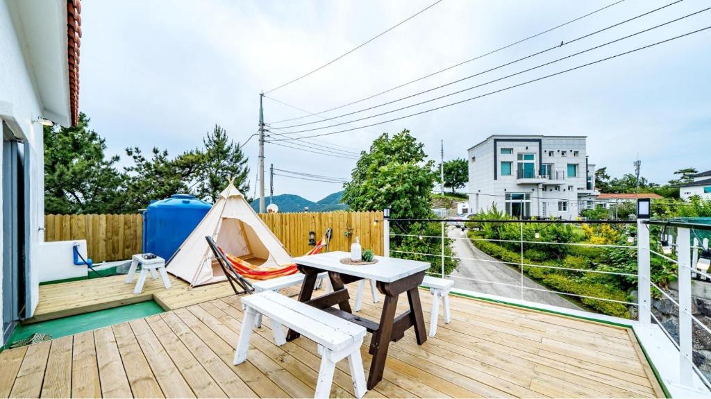 여수 스카이펜션 주방