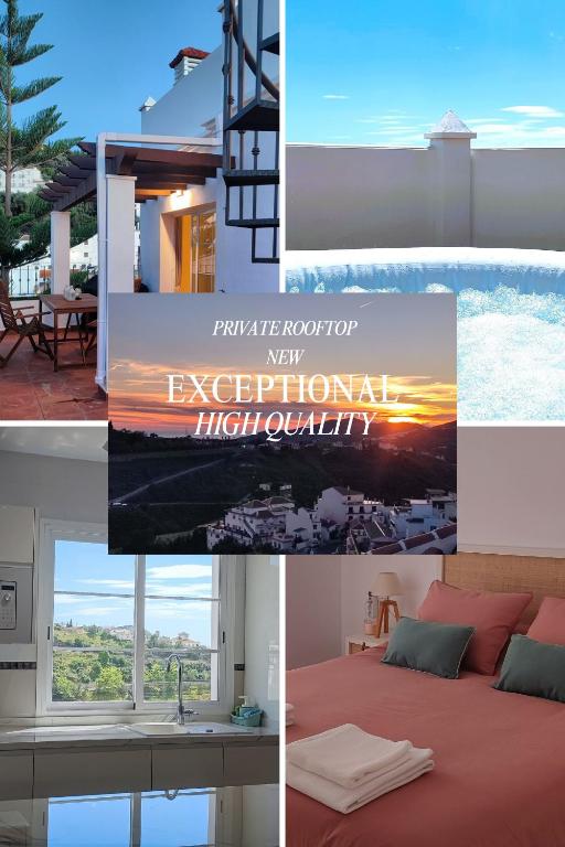 Wonder Atic, with private terraces, jacuzzi and stunning views, Cómpeta