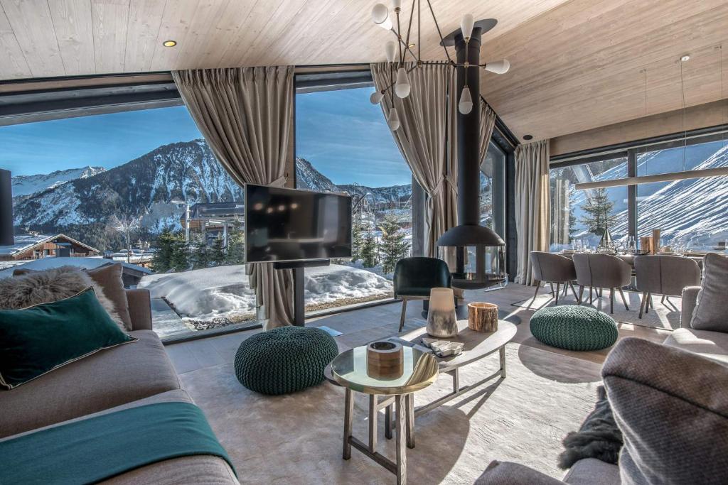 Chalet Super G – 5 chambres en suite – Skis aux pieds – Vue exceptionnelle – 10 pers. - 1