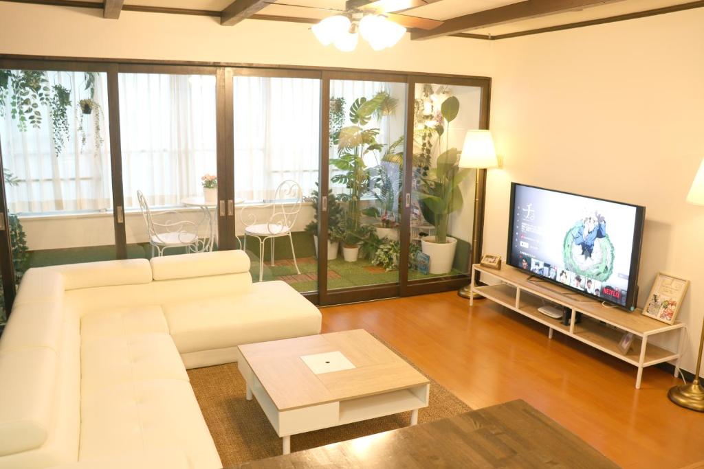 난바역 근처 대형 아파트