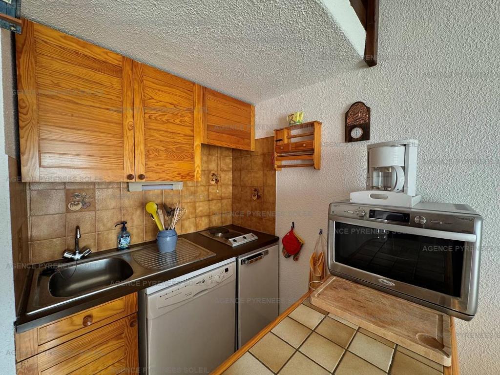 Duplex cosy 6 pers, balcon sud, 100m des commerces, proche balnéo et bowling, Les Angles - FR-1-295-151 - 2