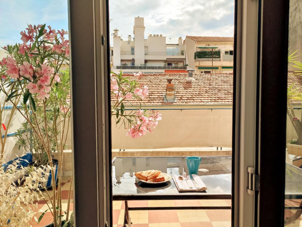 Studio with large terrace sea view 4th floor - 4