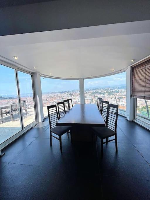 MONT BORON - NICE - Splendide villa d'architecte vue panoramique - 5