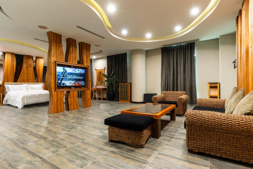 Shared lounge/TV area