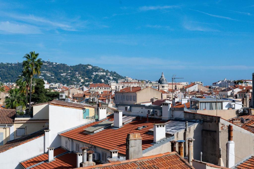 L'ALIZEE avec jolie terrasse vue sur la ville, charmant studio dans le centre de Cannes - 4
