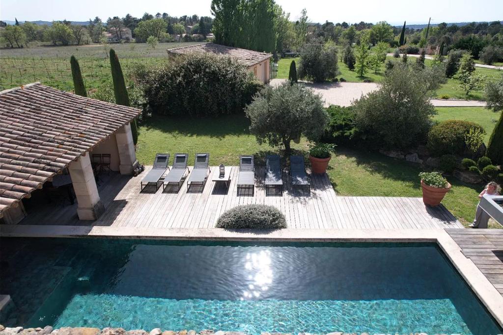 Provençal farmhouse, Mont Ventoux view, 2 pools (1 heated), Bédoin - 10 people - 2