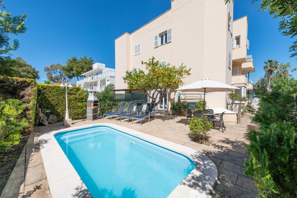 PLAYAMAR, con piscina privada, Alcúdia