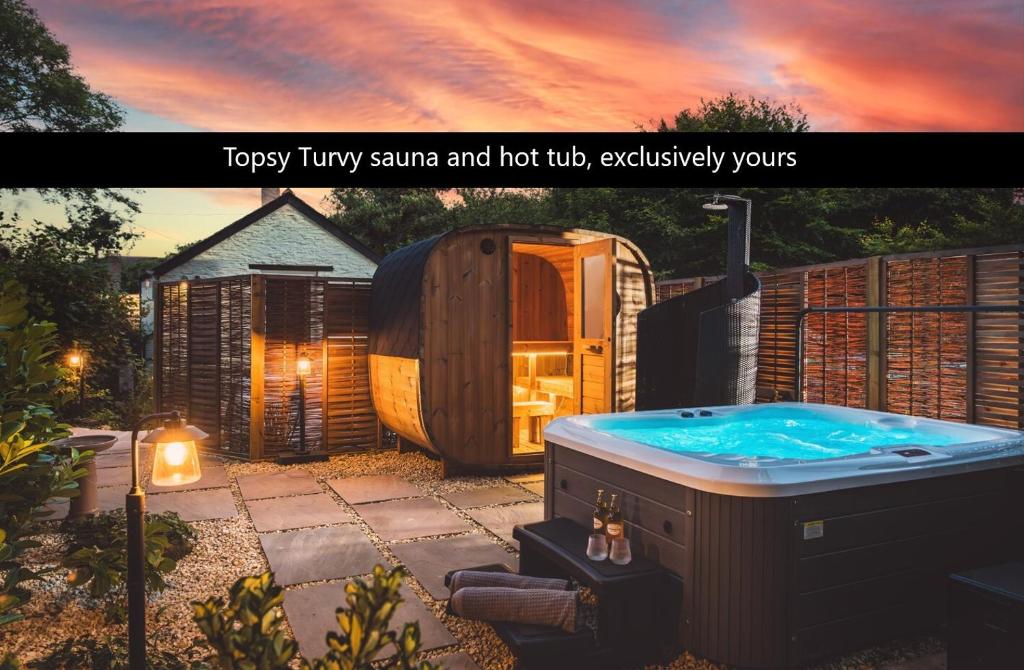 Topsy Turvy and Hillside Spa at Tregoose Old Mill, Newquay