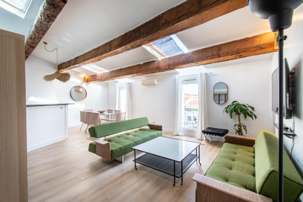 L'Appartement vue quai - proche de la gare & des halles de Sète - 3ème étage sans ascenseur - 4