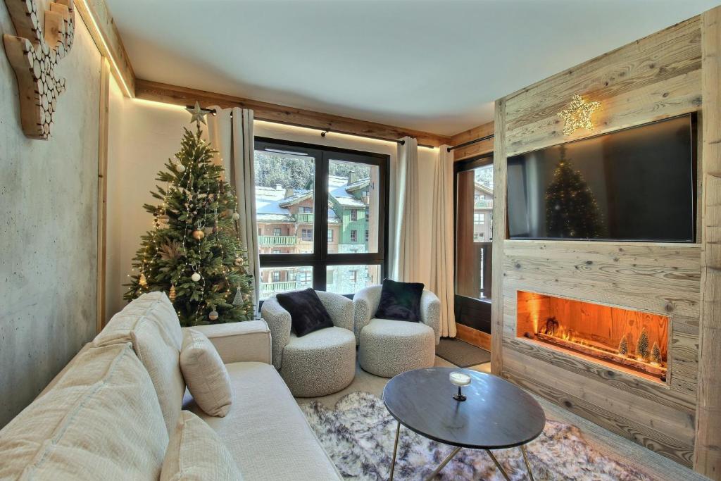 ARC 1950 - Appartement 08 personnes - Départ ski aux pieds - Sauna, Hammam, Jacuzzi, Salle de fitness, Piscine extérieure chauffée - 2