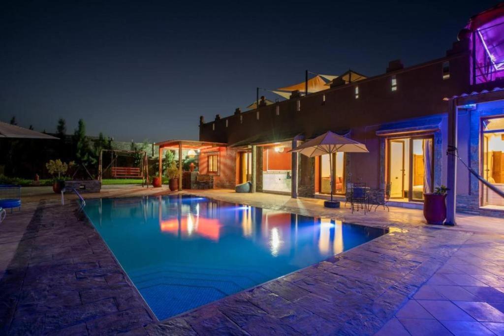 Villa farm host heated pool view Grand Atlas, Tillouna