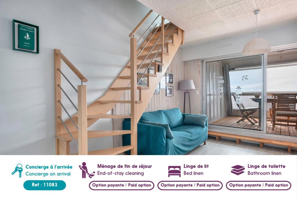 Face à la mer, appartement sous les toits pour 4 - 3