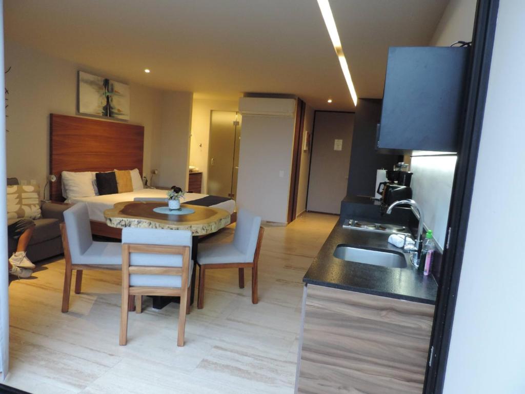 Studio large balcony, Playa del Carmen