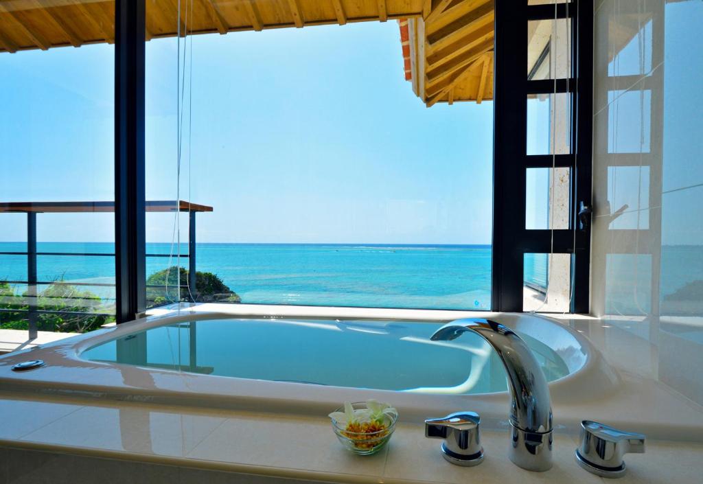 Bathroom, Hyakuna Garan in Okinawa Main island