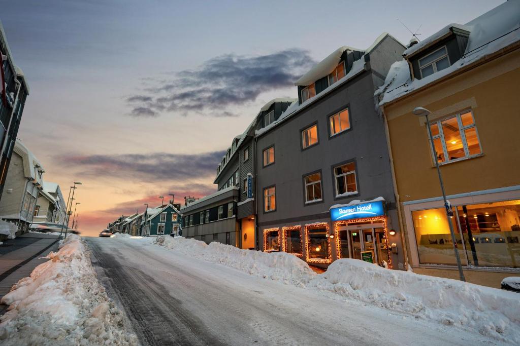 Exterior view, Skansen Hotel in Tromsø