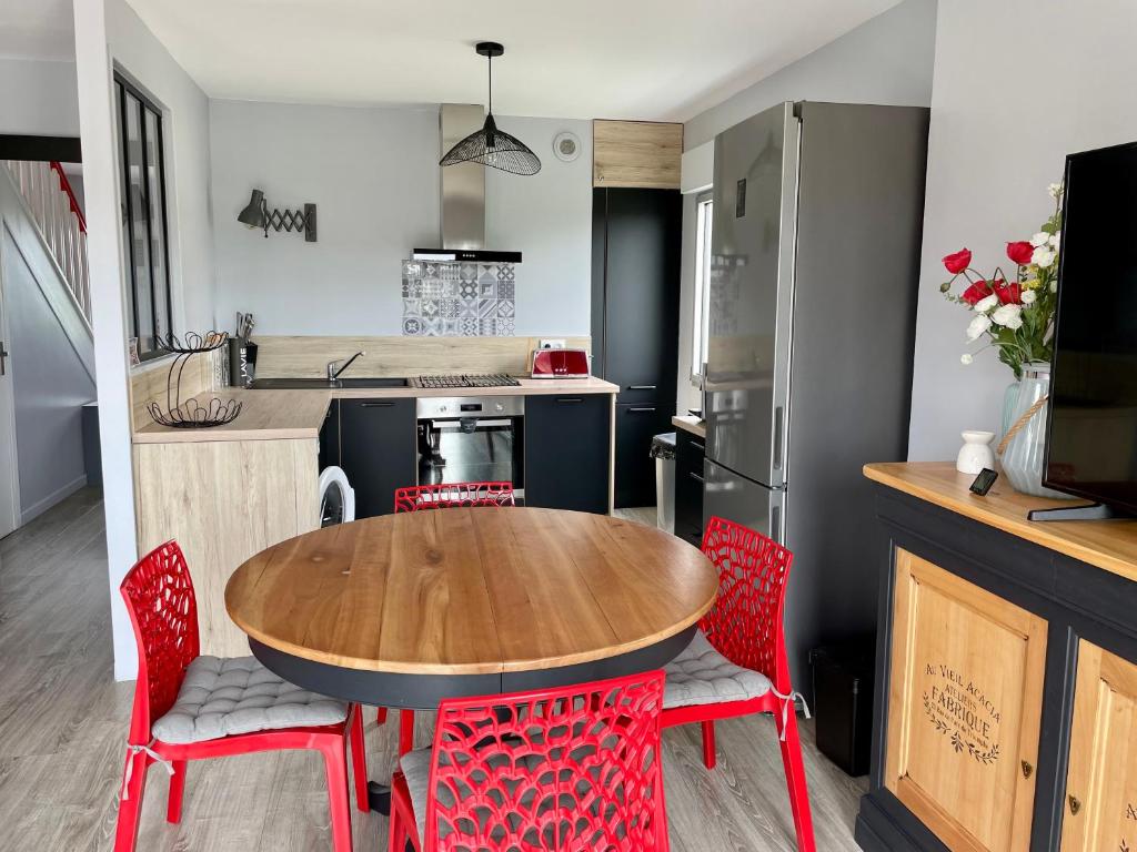 Duplex confortable, piscine, proche plage/Jumping, Guérande