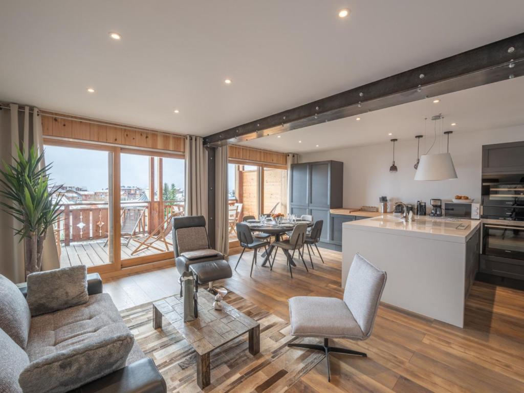 Appartement familial rénové, quartier Alpe d'Huez, orientation sud - 5