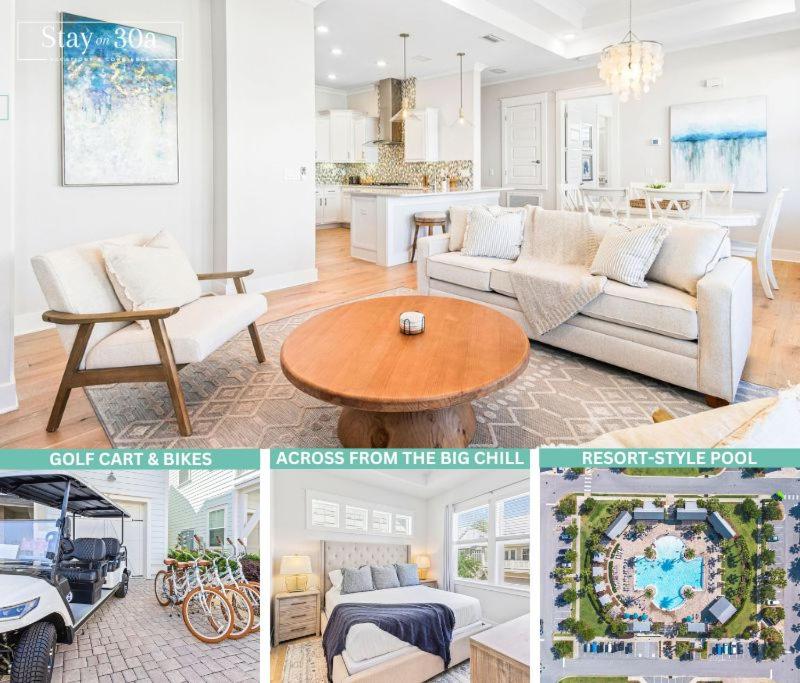 Seasider by Stay on 30A- Pool, Bikes, Golf Cart, Inlet Beach