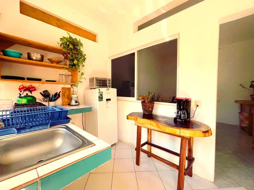 Depita a pie de playa, Puerto Escondido