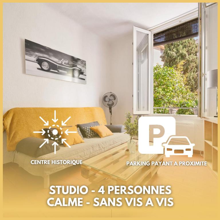 Studio - Coeur d'Aix en Provence - Calme - Sans Vis-à-vis, Aix-en-Provence
