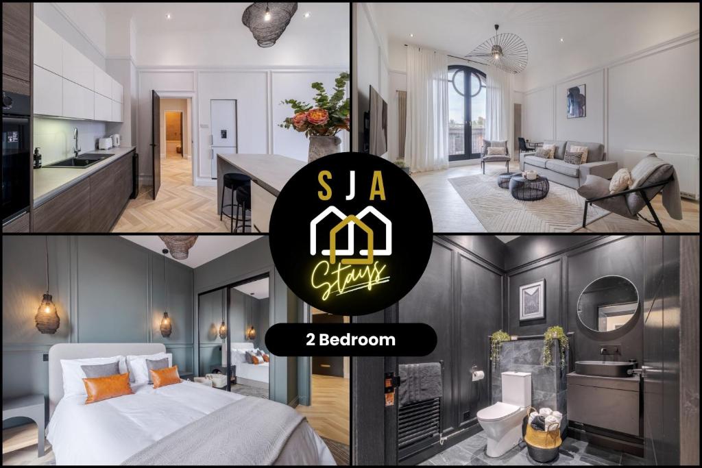 Bastille Stay - SJA Stays - Luxury 2 Bed Apartment, Aberdeen