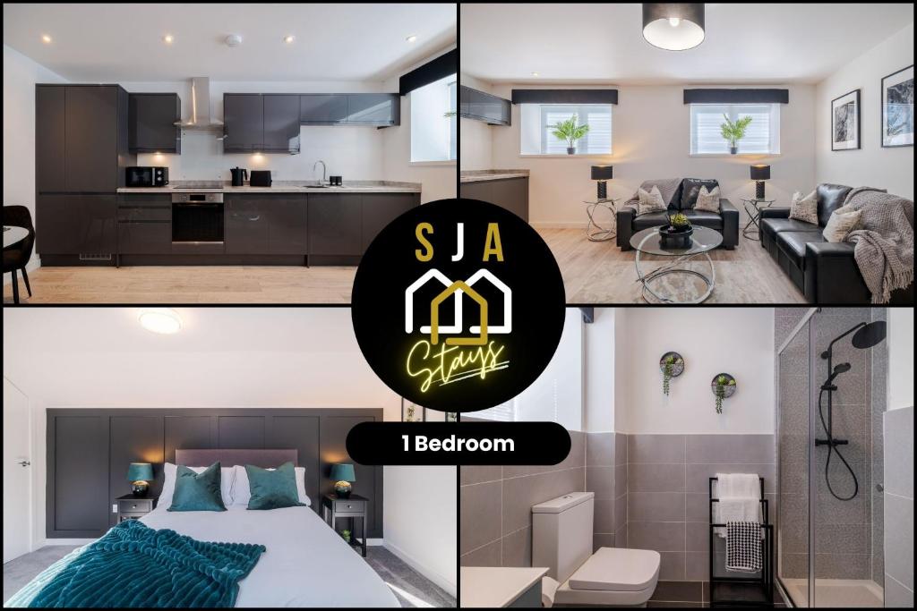 Union Row Retreat - SJA Stays - Luxury 1 Bed Apartment, Aberdeen