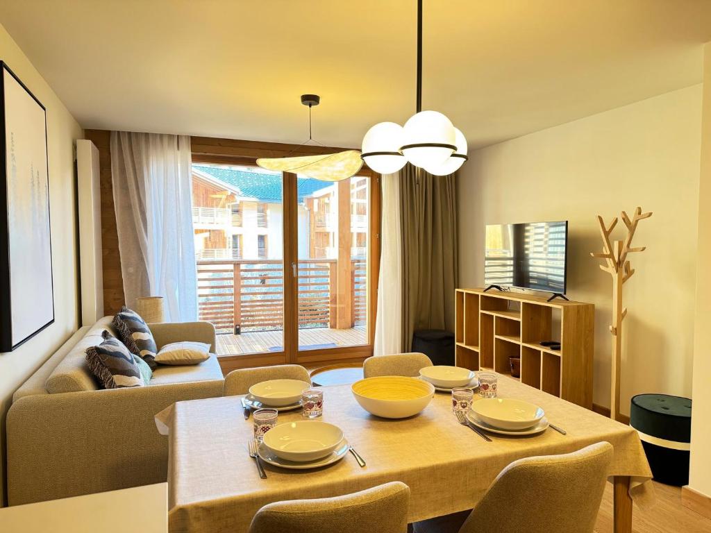 Les Gets: Apt 4-6pers, centre, proche pistes, terrasse, wifi, parking - FR-1-623-317, Les Gets