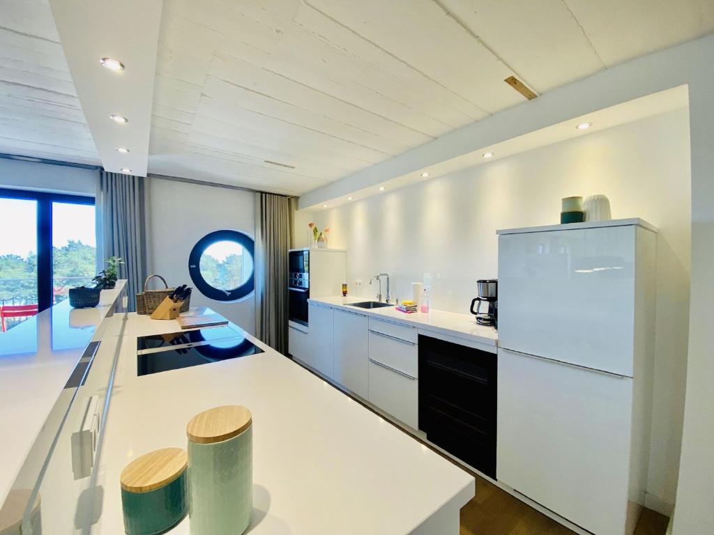 Kitchen, Ferienwohnung Penthouse 17 im Haus Dune 7 Prora in Ostseebad Binz