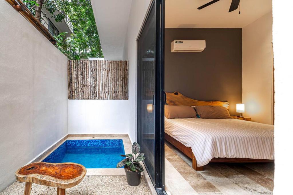 Lux Studio with Private Plunge Pool in Aldea Zama, Tulum