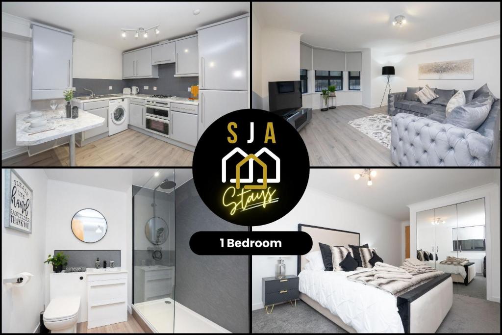 Panacotta House - SJA Stays - Modern 1 Bed Apartment, Aberdeen
