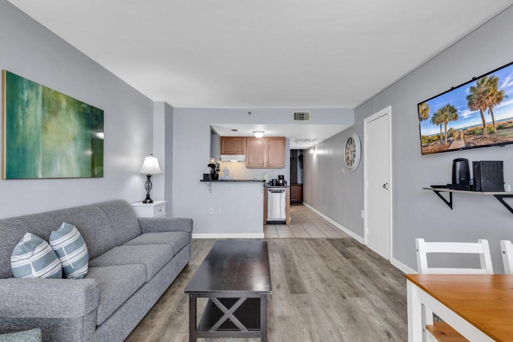 Oceanfront Condo at Meridian Plaza, Myrtle Beach