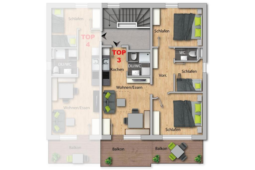 Ferienwohnung Königsleiten 121b - Top 3 - 2