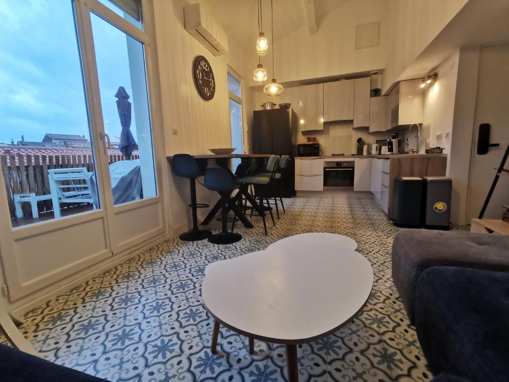 T3 terrasse classé 4 étoiles le Poulpe 200m front de mer - 2