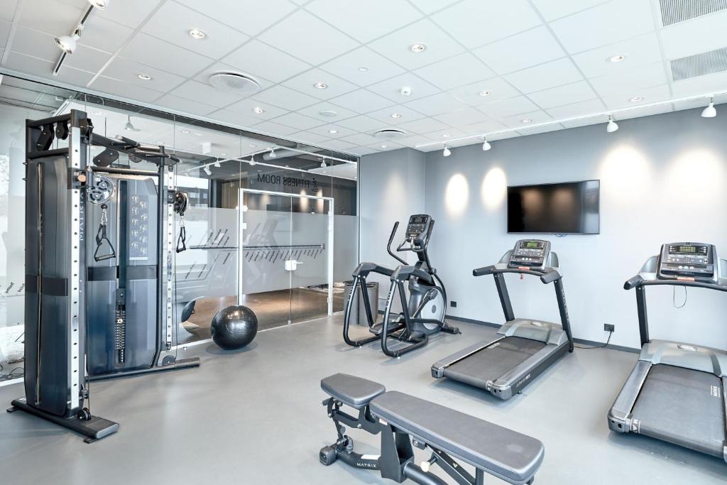 Fitness center, Four Points Flex by Sheraton Aarhus Skejby in Aarhus