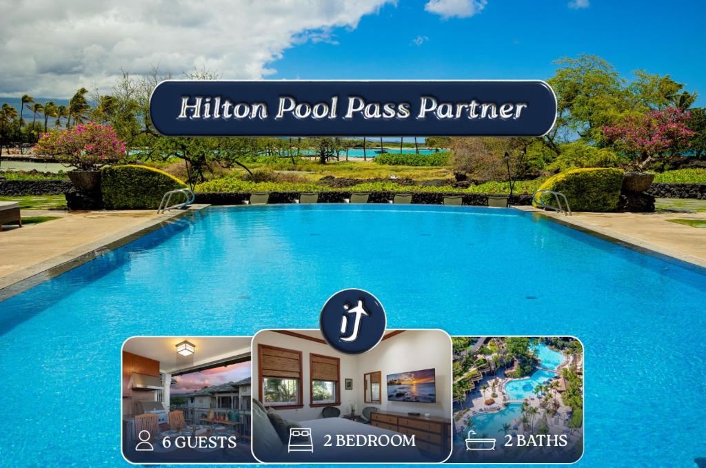 Hilton Pool Pass Included, Kolea - Luxe Penthouse, Walk to Beach, Waikoloa