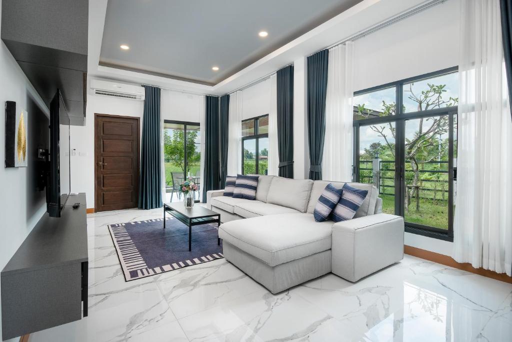 The garden pool villa resort at Doi Saket
