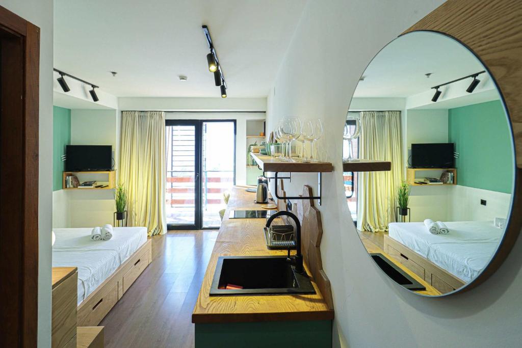 Stylish Studio Apartment with balcony In Marshall Gudauri Project, Gudauri