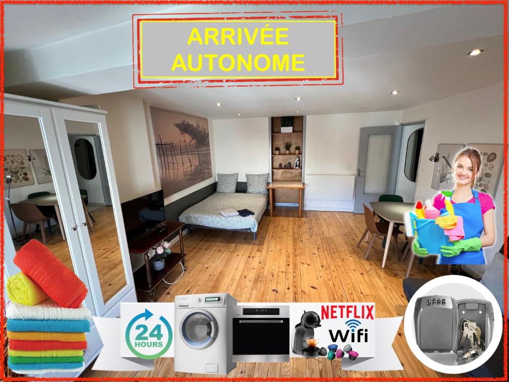 018 CHIC & COSY F1 41m2 HYPERCENTRE WIFI SMART TV NETFLIX - 2