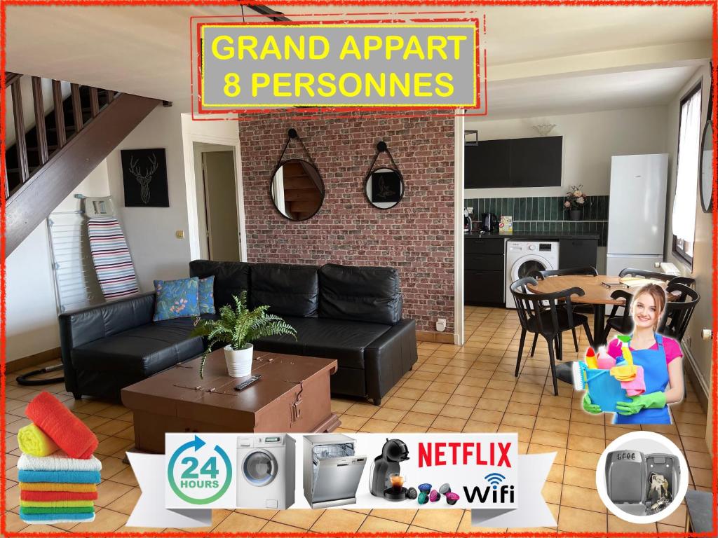 014 CHIC & COSY GRAND APPART DUPLEX 76m2 WIFI SMART TV NETFLIX ET VUE PANORAMIQUE - 2