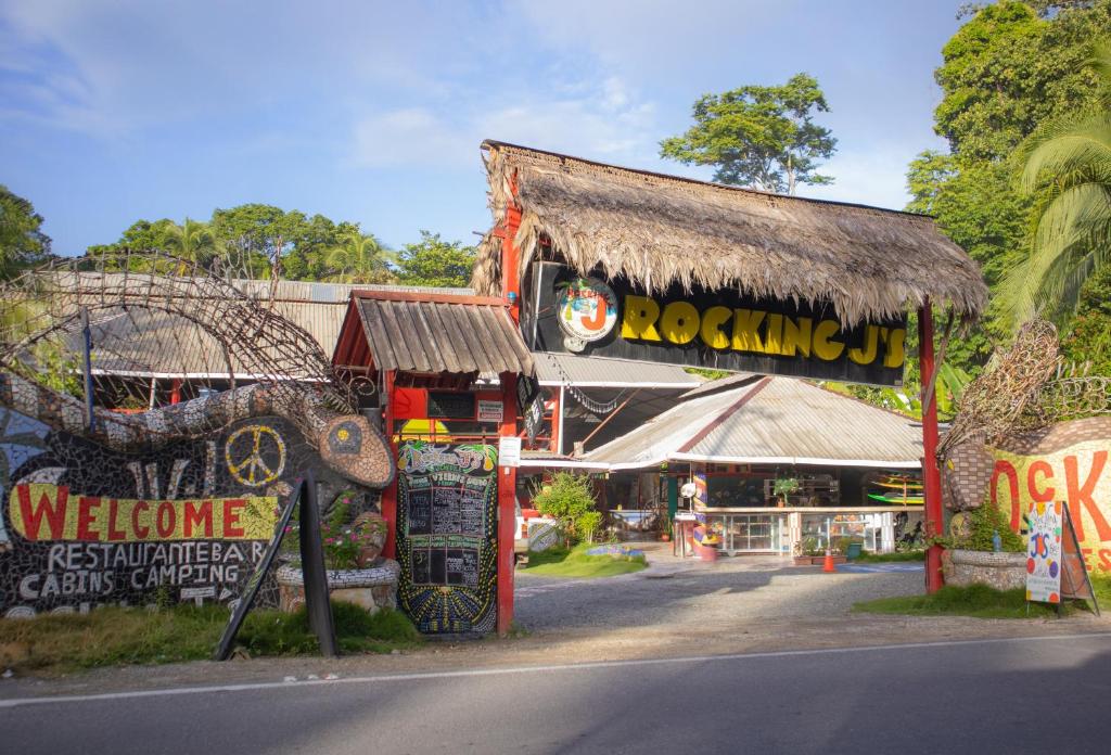Entrance, Rocking J's in Puerto Viejo de Talamanca