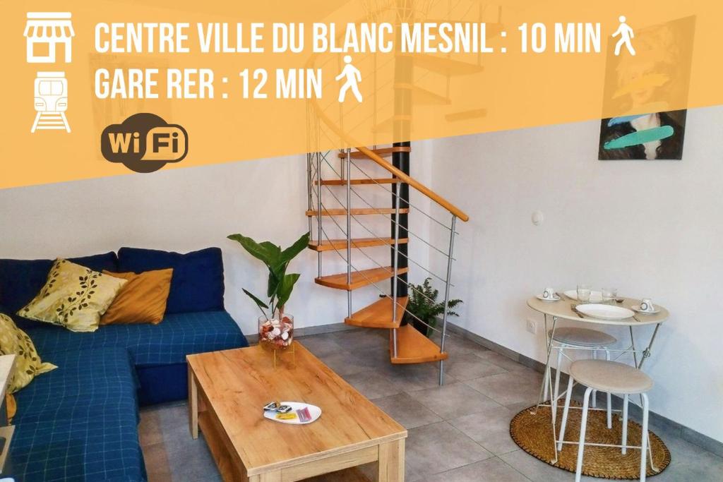 Sibiti, charmant 2 pièces à 20 minutes de Paris, Le Blanc-Mesnil